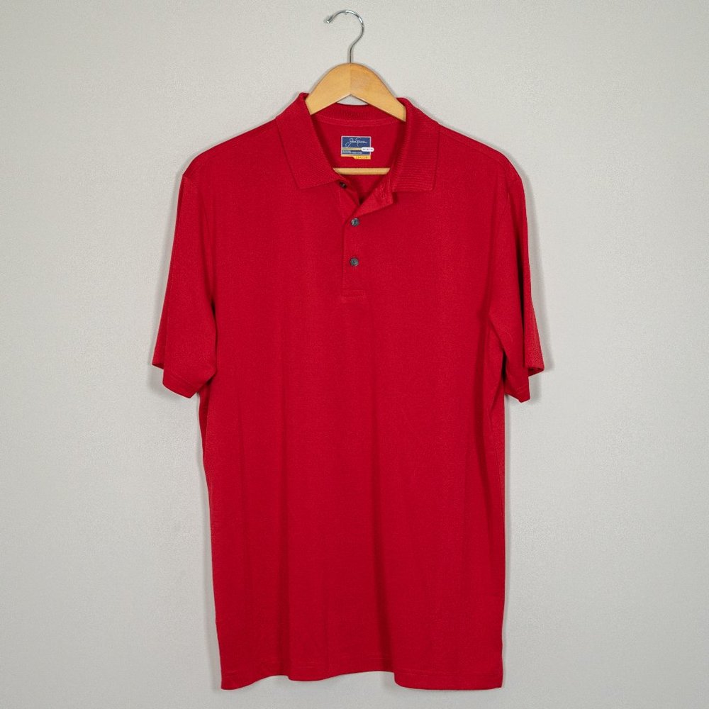 Jack Nicklaus "Stay Dri" Red Golf Polo